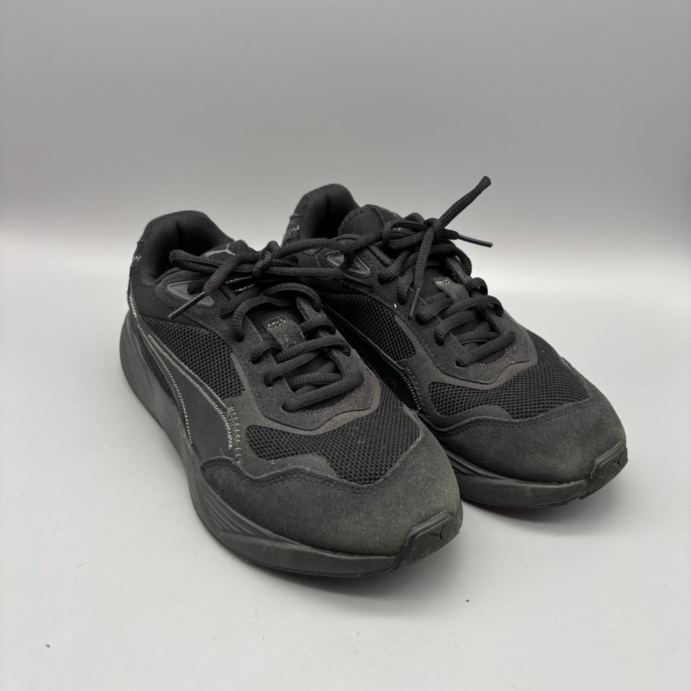 Puma RS-Metric Core Men's Black Dark Gray Trainer Sneakers Shoes Size 6